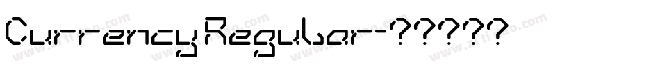 Currency Regular字体转换